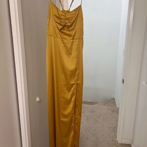 Elegant Gold Dress